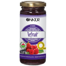 natur Le Fruit Bio Tartinade 4 Fruits préparé au Québec Sans sucre ajouté