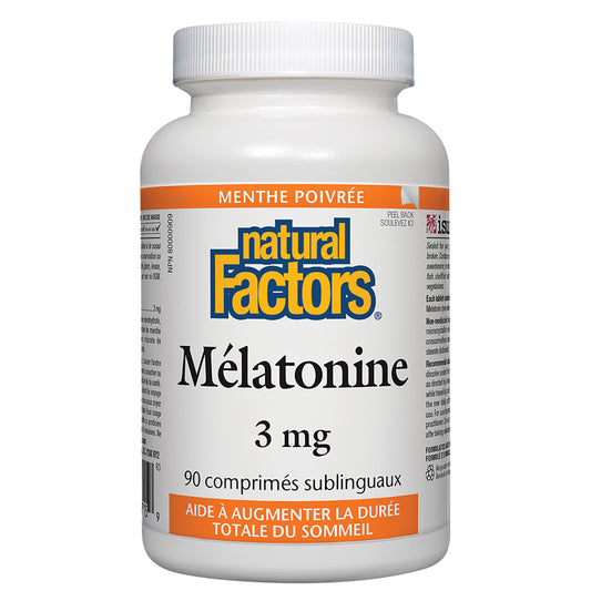 Mélatonine 3 mg - Menthe poivrée