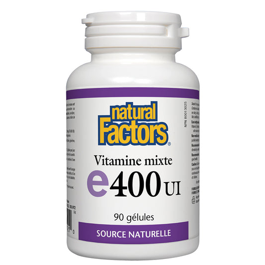 Natural factors vitamine e 400 ui