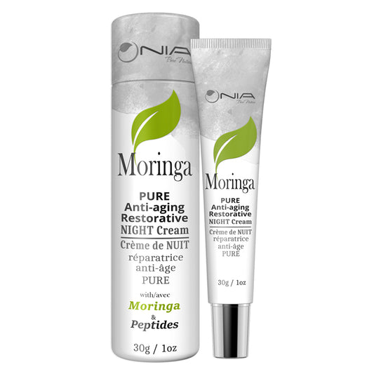 Crème De Nuit Réparatrice Au Moringa – Anti-Âge