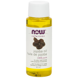 now huile de jojoba 100% pure peau et corps hydratant usage multiple 30 ml