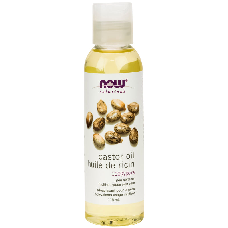 now huile de ricin 100% pure adoucissant pour peau polyvalents usage multiple 118 ml