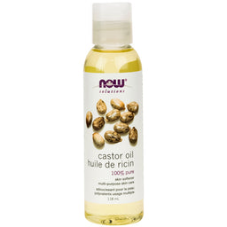 now huile de ricin 100% pure adoucissant pour peau polyvalents usage multiple 118 ml