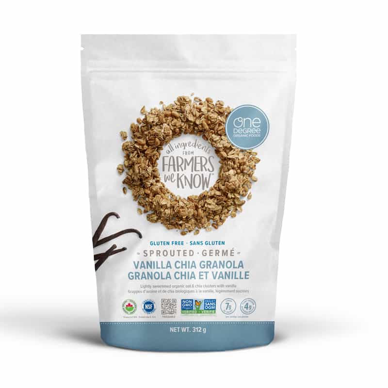 Sprouted vanilla chia granola
