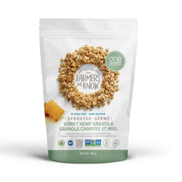 Sprouted honey hemp granola