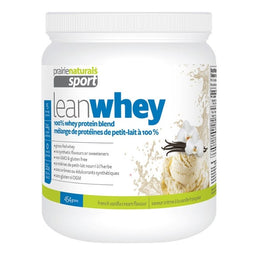 Prairie naturals Sport Protéines Lean Whey Crème à la vanille française Sans gluten Ingrédients naturels