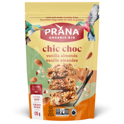 Prana chic choc vanille amande bouchées croquantes biologique sans gluten