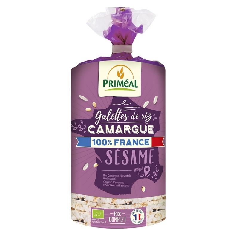 Primeal Galettes De Riz De Camargue Au Sésame Bio Sans Gluten