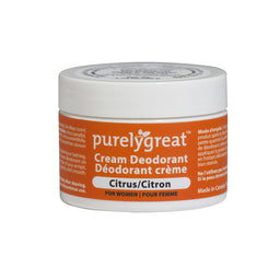 Purelygreat déodorant crème femme citron