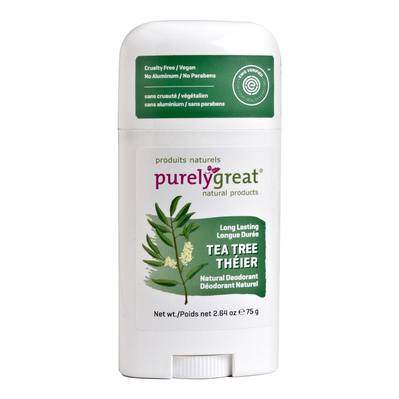 Purelygreat déodorant naturel théier