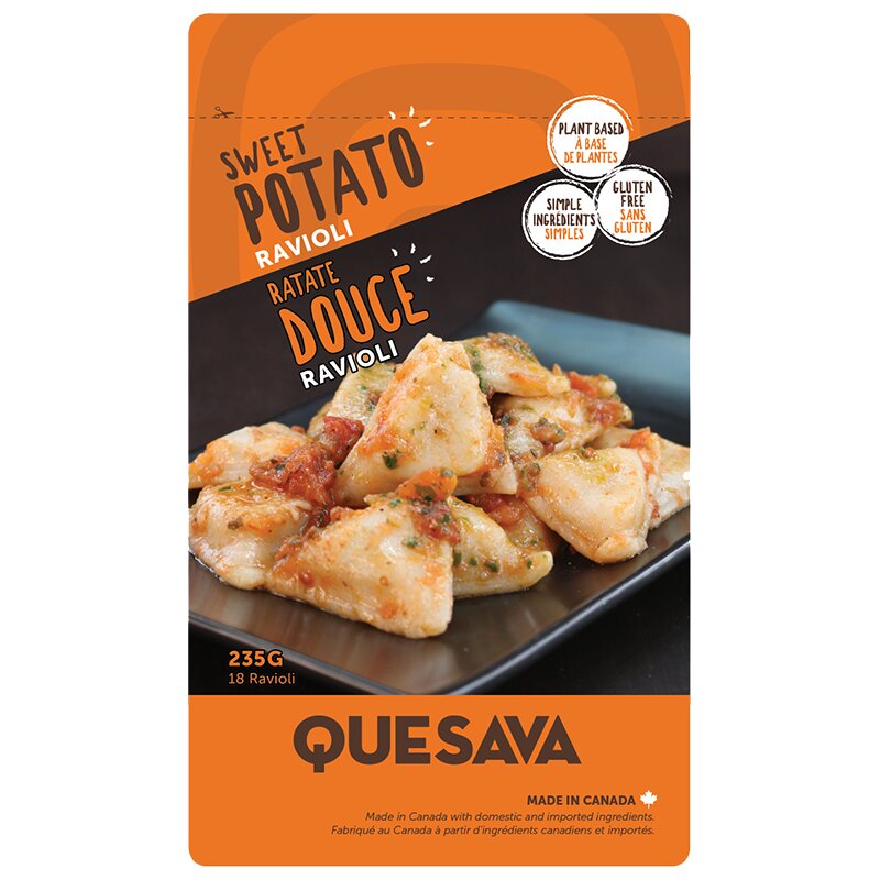 Quesava Raviolis À La Patate Douce Végane Sans gluten