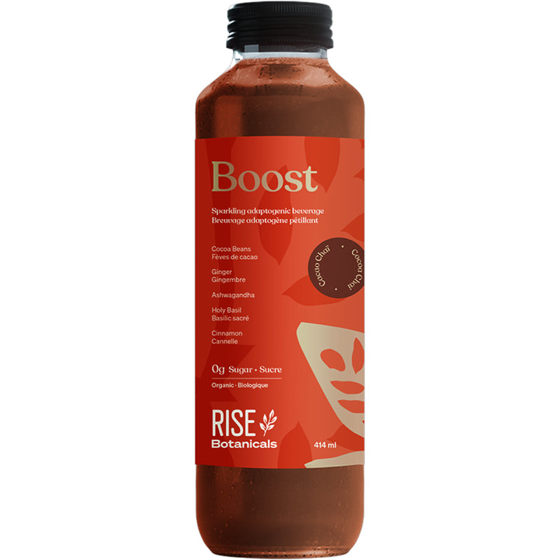  Rise Botanicals - Boost Adaptogène Végane Cétogène Sans sucre Pétillant