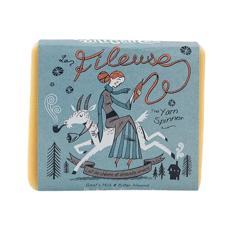 Savonnerie des Diligences Savon La Fileuse - Lait De Chèvre Et Amande Amère