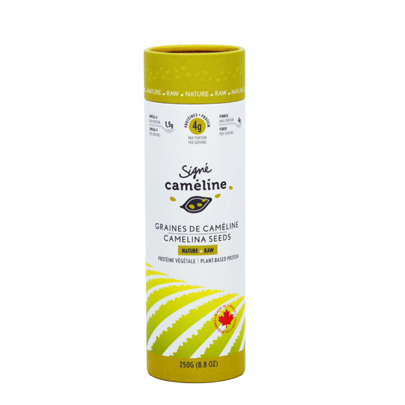 signé caméline graines raw nature protéine végétale