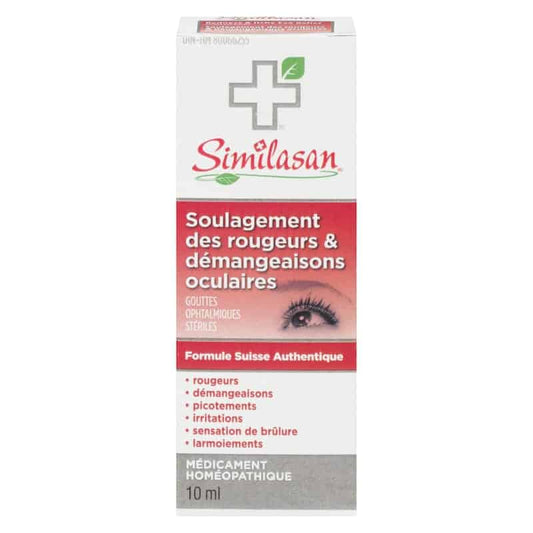 Soulagement de la rougeur et des démangeaisons oculaires