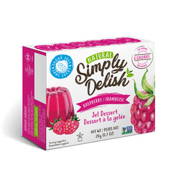 Simply Delish Gelée Végétale À La Framboise 0 Sucre Keto Sans OGM