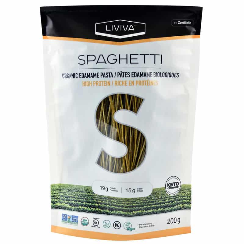 Spaghetti edamame biologiques