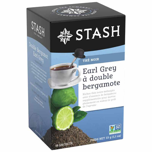 Thé noir Earl Grey à double bergamote