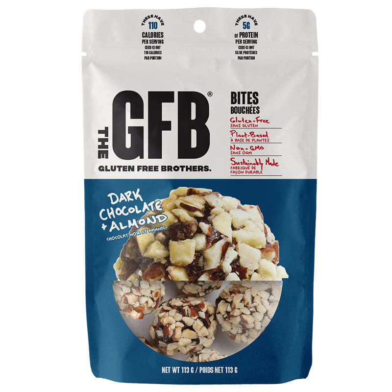 Bouchées GFB au chocolat noir et amandes
