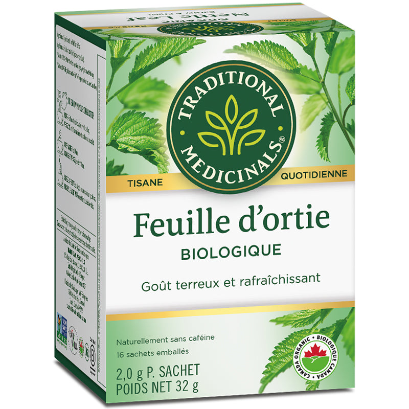 Traditional medicinals tisane quotidienne feuille d'ortie biologique sans caféine