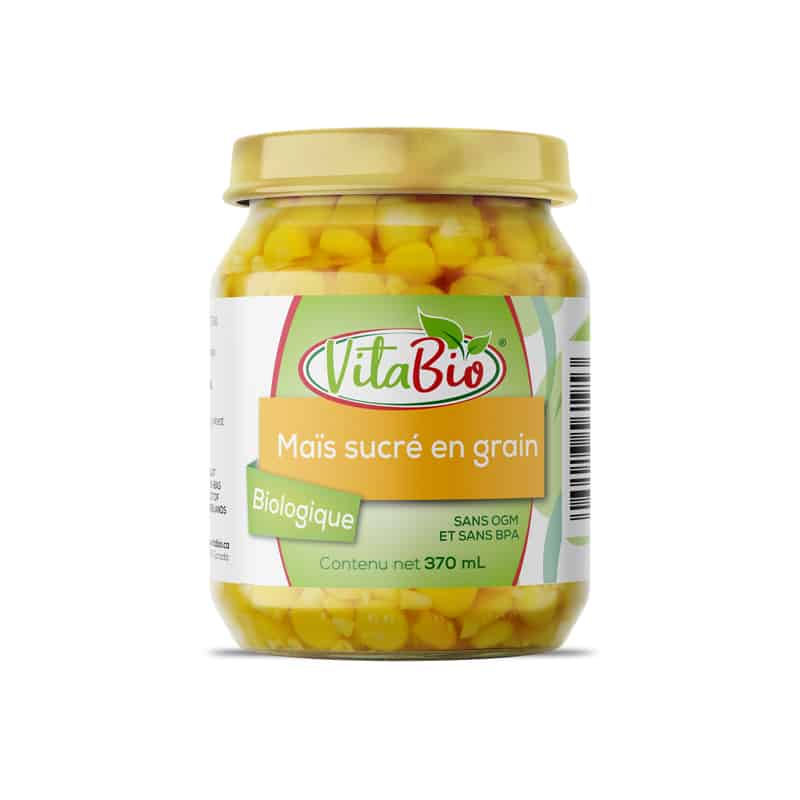VitaBio maïs sucré en grain biologique 