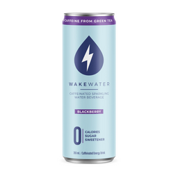 WakeWater Eau Pétillante Caféinée Mûre Sans sucre Sans calorie